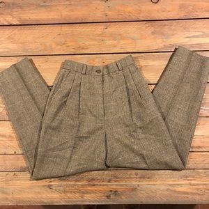 French Vintage high waisted pants